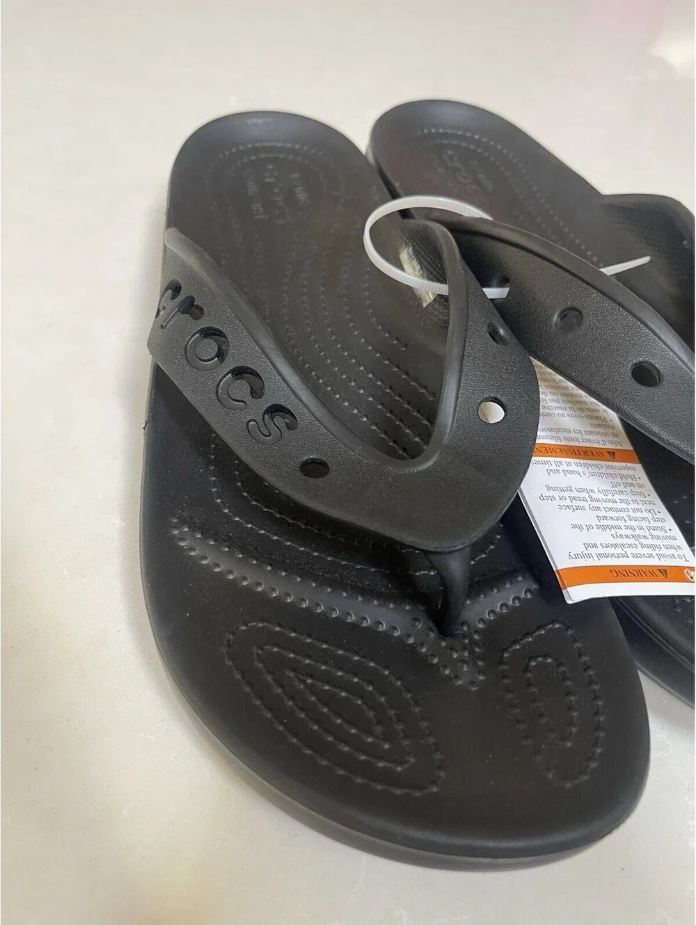 Unisex Crocs Baya II Flip Flops Sandals Size Mens 11 Black